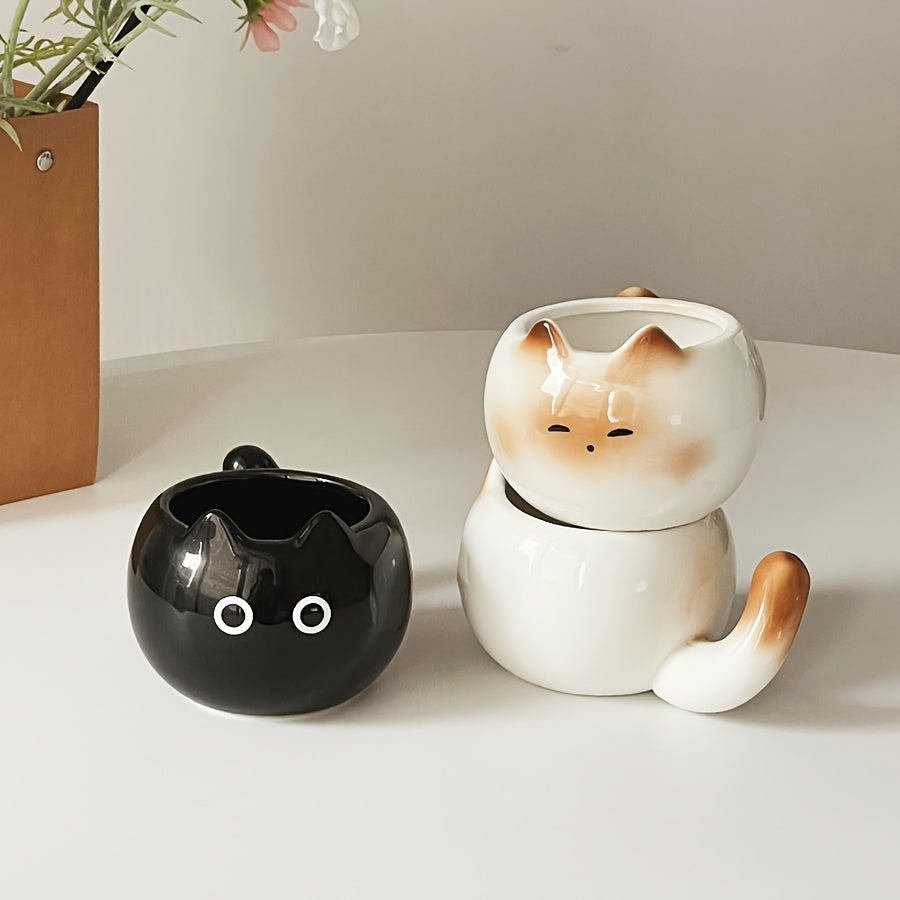 Adorable Cat Ceramic Mug