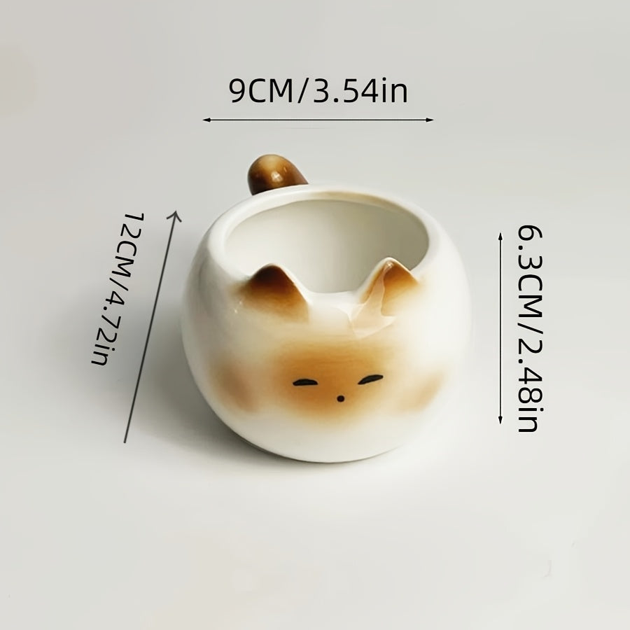 Adorable Cat Ceramic Mug