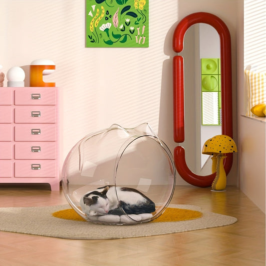 Transparent Cat Capsule Bed