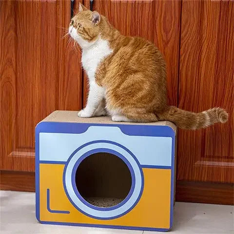 Creative Cat House Corrugated Cardboard