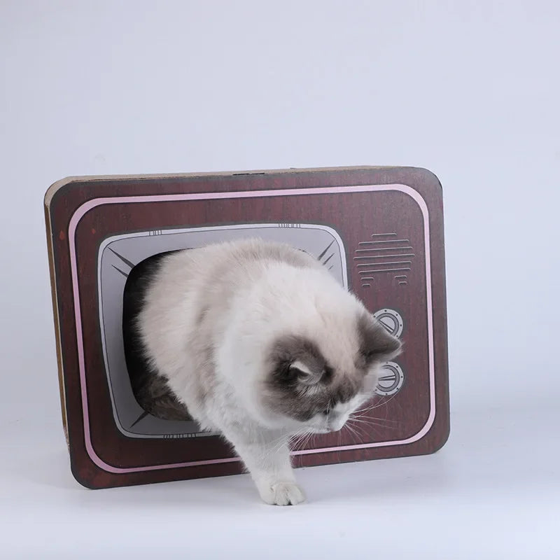 Creative Cat House Corrugated Cardboard