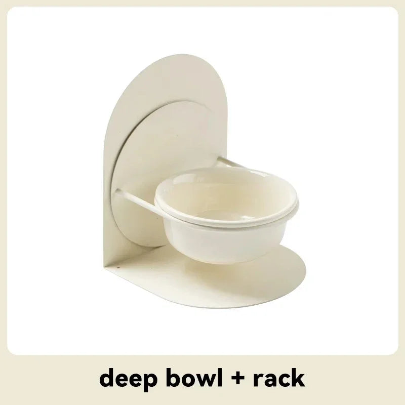 Detachable cat bowl