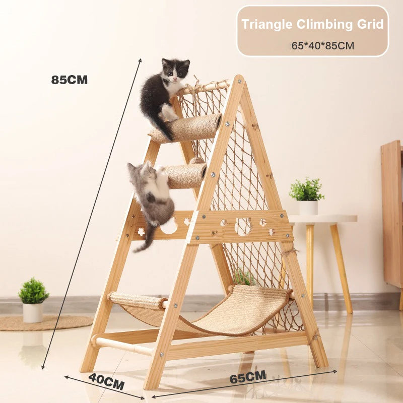 Cat Climbing and Scratching Board Hammock