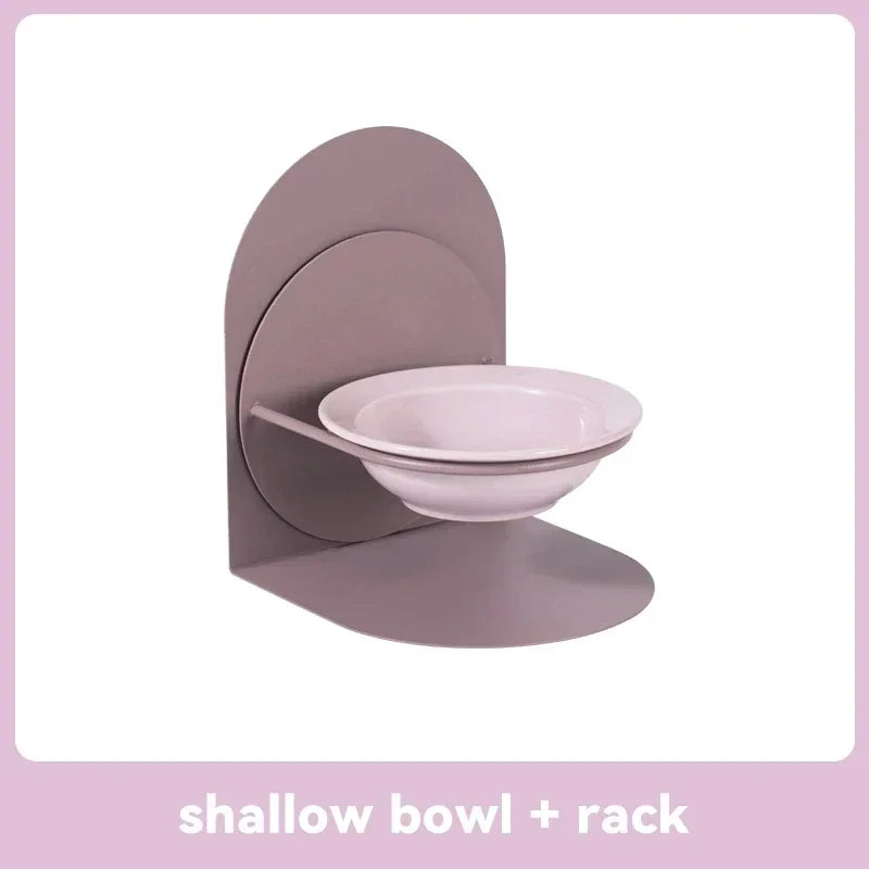 Detachable cat bowl