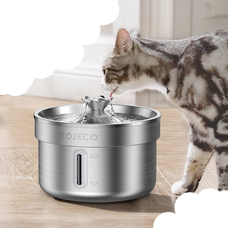 Automatic Stainless Steel Pet Drinking Fountain