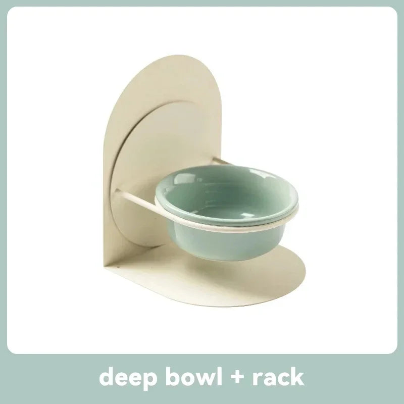 Detachable cat bowl