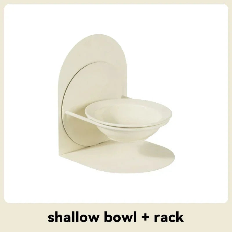 Detachable cat bowl